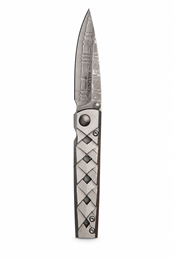 Складной нож Mcusta Shinra Katana 70/160 мм VG-10/Damascus MC-0037D