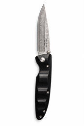Складной нож Mcusta Classic Wave "Black Pakkawood" 85/195 мм VG-10/Damascus MC-0017D