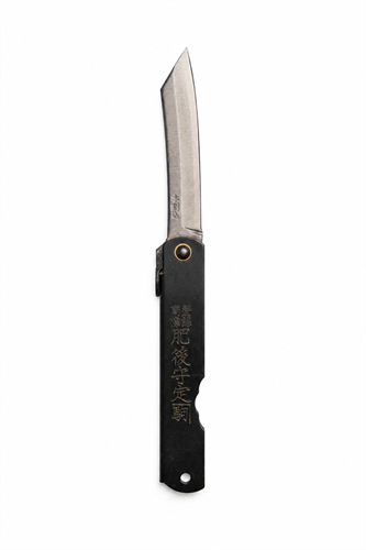 Higonokami Нож складной Black 80/170 мм SK (3 слоя) 7BK