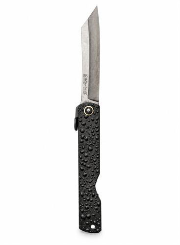 Higonokami Нож складной (Water splash Black) 72/170 мм Aogami Super MZ-BK
