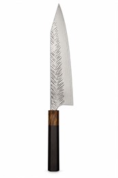 Yoshimi Kato Нож Кухонный Гюйто 240/385мм SPG STRIX (Порошковая сталь) KATO-STRIX-2024-CH-GYUTO/240
