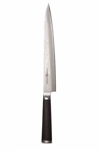 SHIZU HAMONO Нож кухонный Янагиба 240/370 мм AUS-8/SUS410 Damascus SM-1056