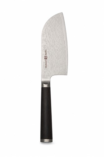 SHIZU HAMONO Нож кухонный Топорик 120/240 мм AUS-8/SUS410 Damascus SM-1068