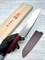 Kanetsune Seki Нож кухонный Сантоку 180/318 мм High Carbon, Hard Stainless Steel KC-823 - фото 13949
