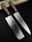 Masahiro MC-300 Набор из 2-х кухонных ножей: Гюйто (шеф) + Накири MBS-26 - фото 20332