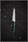 YU KUROSAKI Нож кухонный Петти 130/240 мм R2(SG2) (Порошковая сталь) Hammered SENKO-EI Custom TCA Selection YU KUROSAKI TURQUOISE PETTY 130 - фото 29284