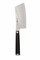 SHIZU HAMONO Нож кухонный Топорик 120/240 мм AUS-8/SUS410 Damascus SM-1069